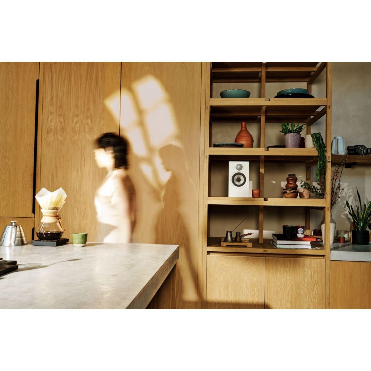 B&W Enceinte bibliothèque 607 S3 Blanc