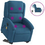 Voir la diapositive 2 : VIDAXL Fauteuil inclinable de massage electrique bleu velours