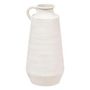 Voir la diapositive 1 : ATMOSPHERA Vase Pichet en Métal  Eran  41cm Blanc