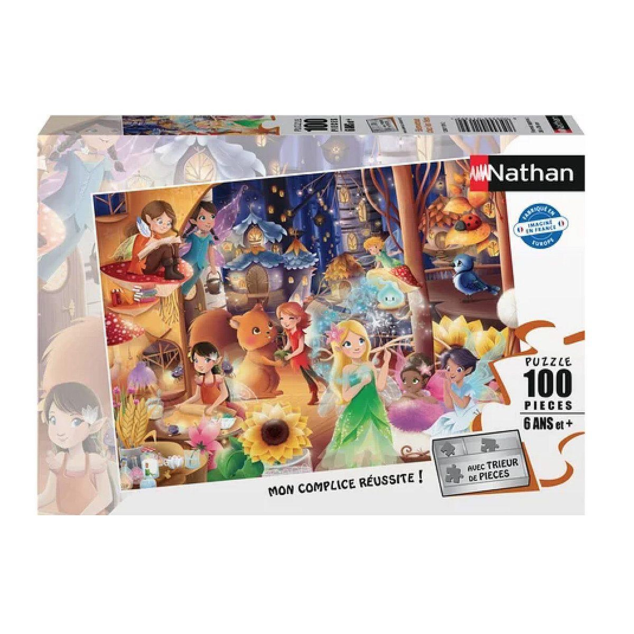 Nathan Nathan - puzzle 100p -bienvenue chez les fees