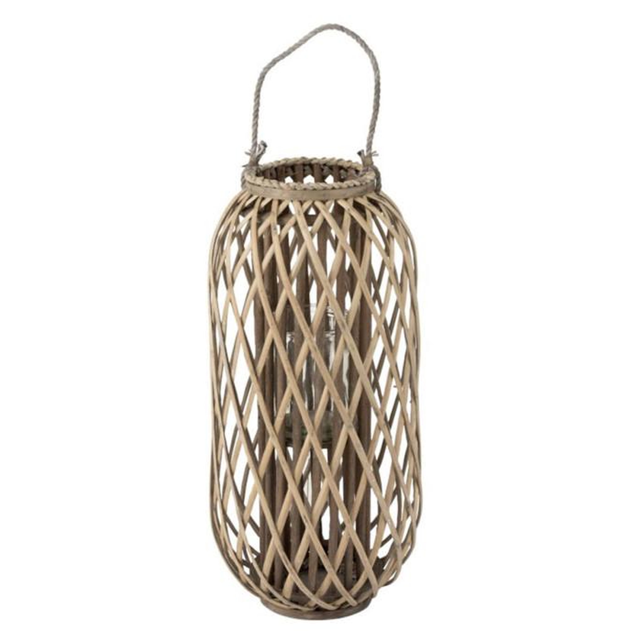 Voir la diapositive 1 : Paris Prix Lanterne Design en Bois  Willow  66cm Gris