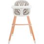 Voir la diapositive 3 : Baby Tiger Baby Tiger chaise haute TINI gris