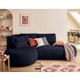 Voir la diapositive 2 : LISA DESIGN Santorini - module d'assise gauche - en tissu texturé
