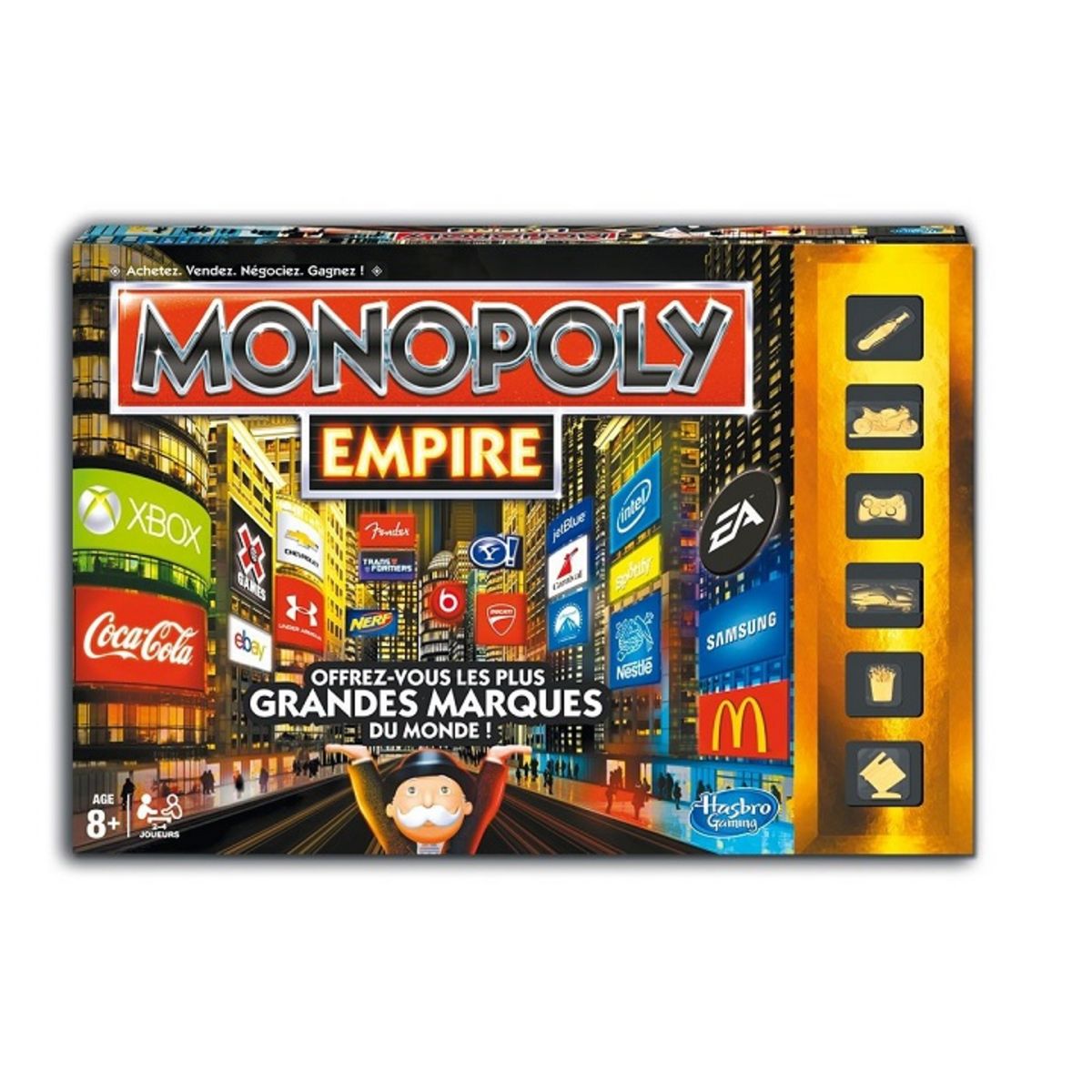 HASBRO Monopoly Empire, pions argents version 2015