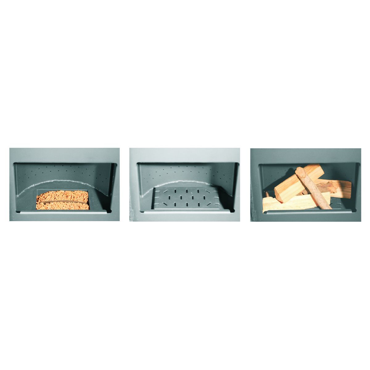 Juan Panadero Poêle hybride de bois et pellets - Fuji Eco Plus 16Kw