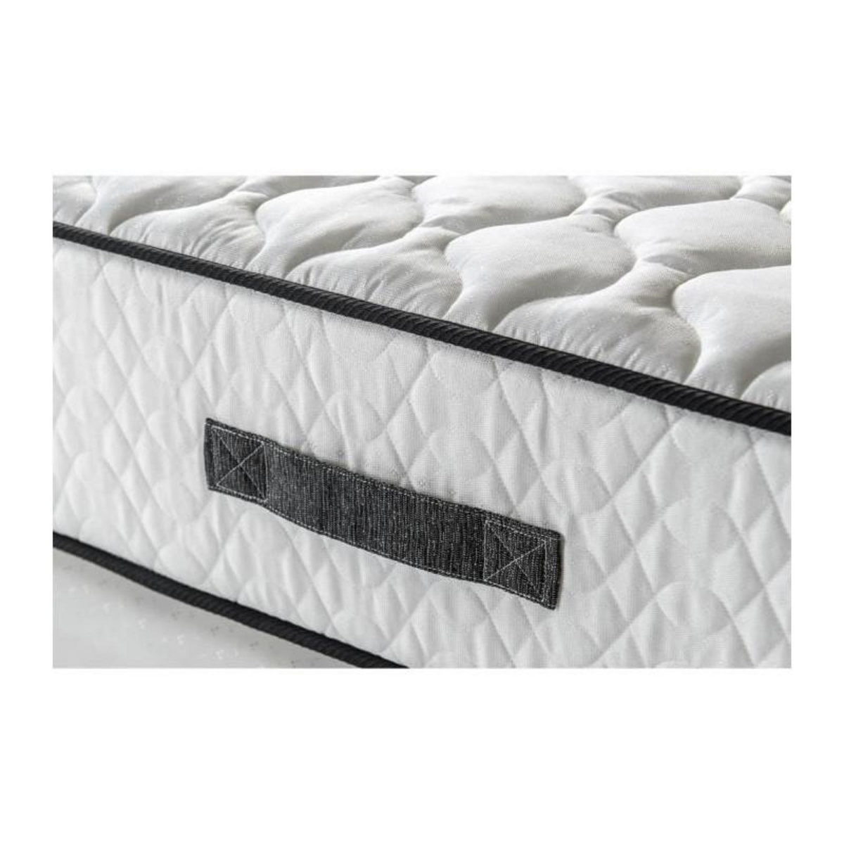 DEKO DREAM Pack pret a dormir RELAX - Matelas + sommier 140x190 + couette + 2 oreillers - DEKO DREAM