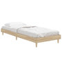 Voir la diapositive 5 : VIDAXL Cadre de lit sans matelas chene sonoma 75x190 cm