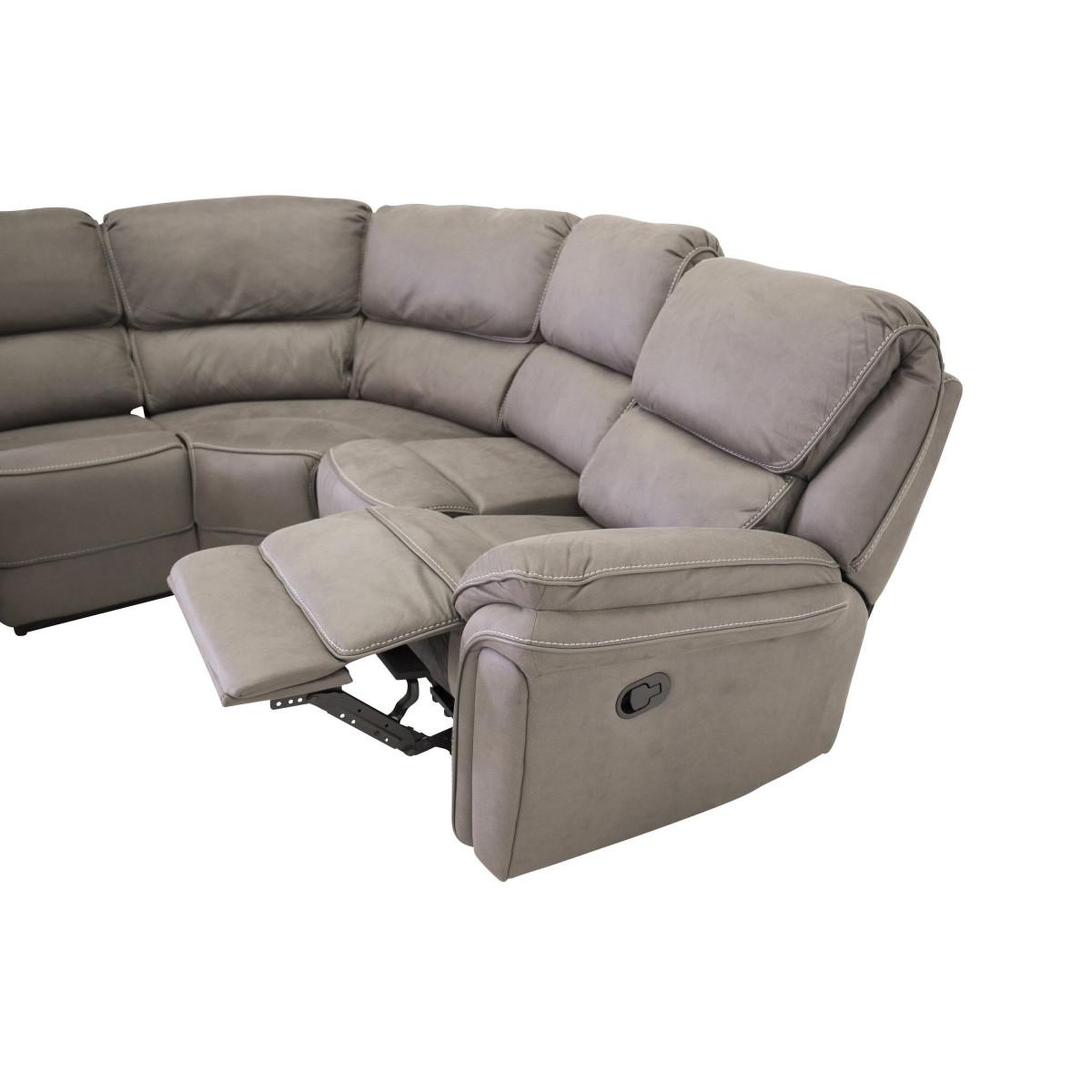 Voir la diapositive 5 : Paris Prix Canapé d'angle de relaxation  saranda  169cm gris