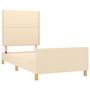 Voir la diapositive 4 : VIDAXL Cadre de lit sans matelas creme 80x200 cm tissu