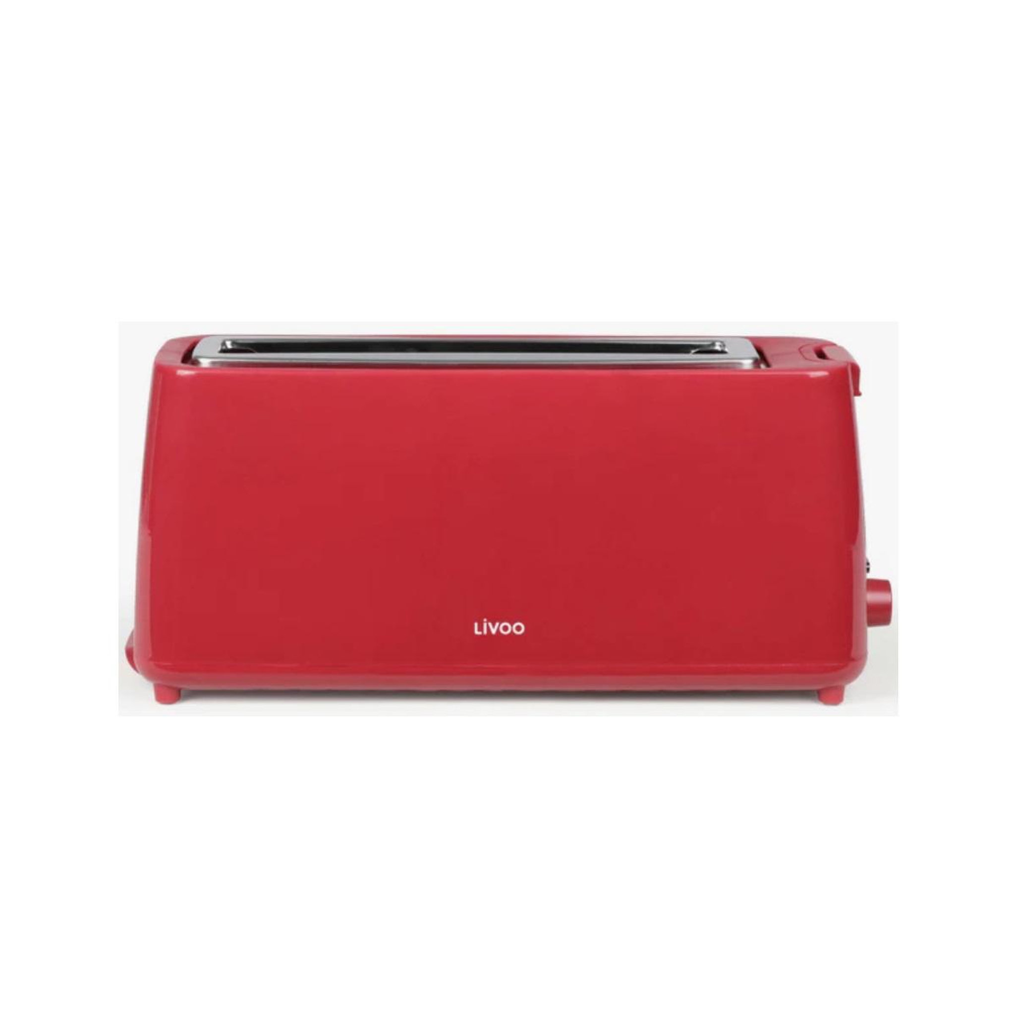 LIVOO Grille-pain 1 fente 800w rouge - dod168rc