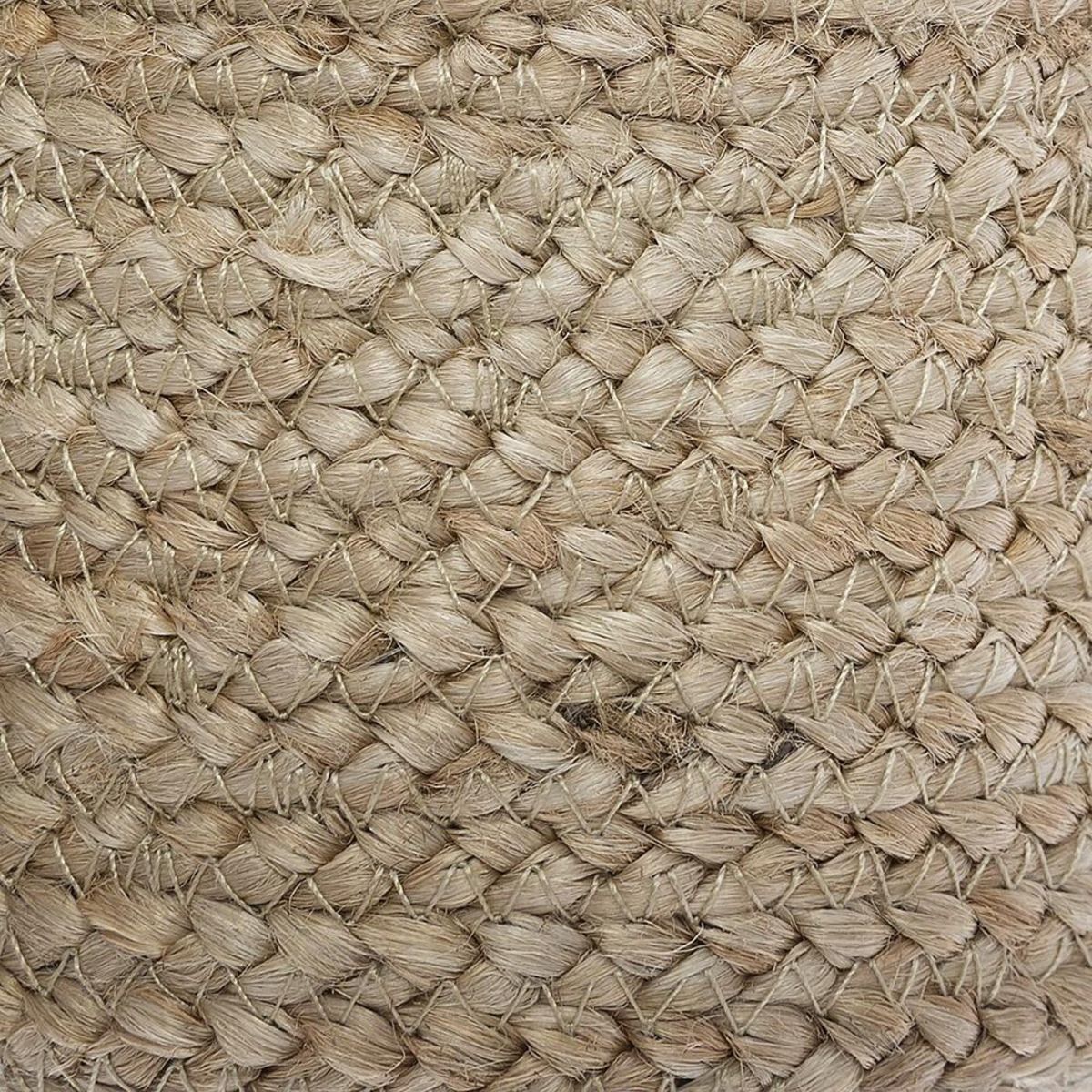 ATMOSPHERA Lot de 3 paniers jute noir