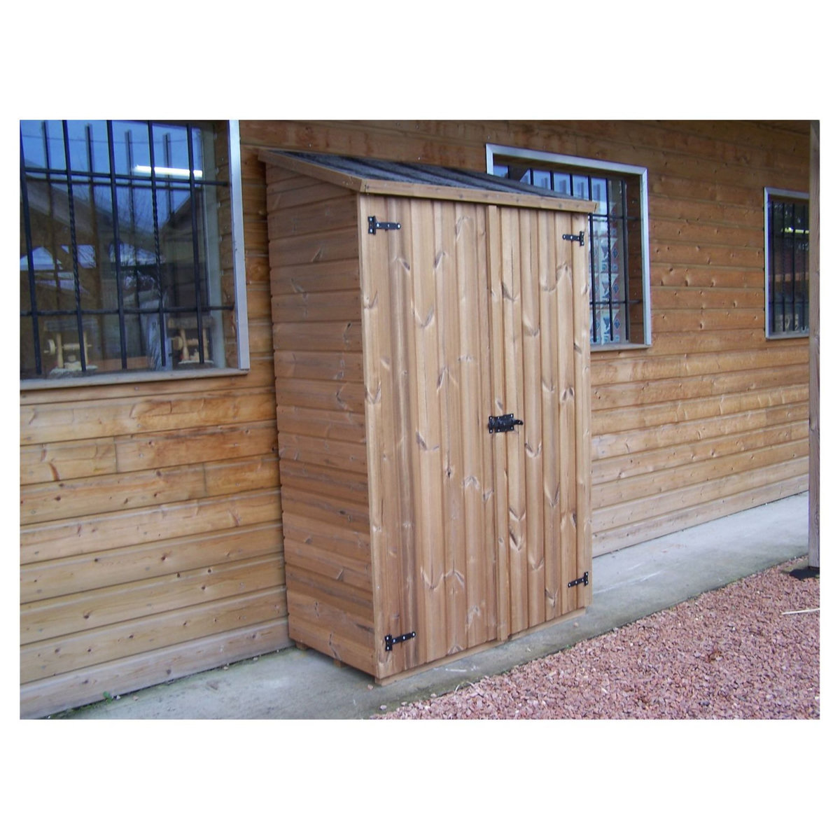 Habrita Abri de jardin mural multiusages en bois 19mm 0,83m² - traité très haute température