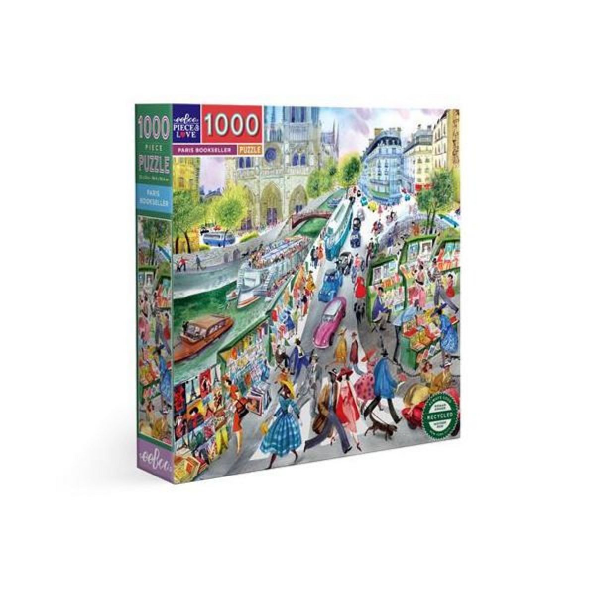Eeboo Puzzle 1000 pièces Eeboo Paris Bookseller