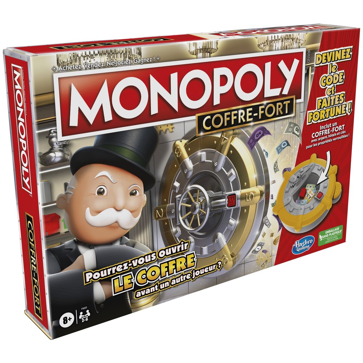 HASBRO Jeu Monopoly Coffre fort 