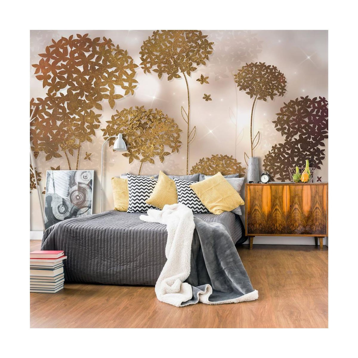 Paris Prix Papier Peint  Golden Garden