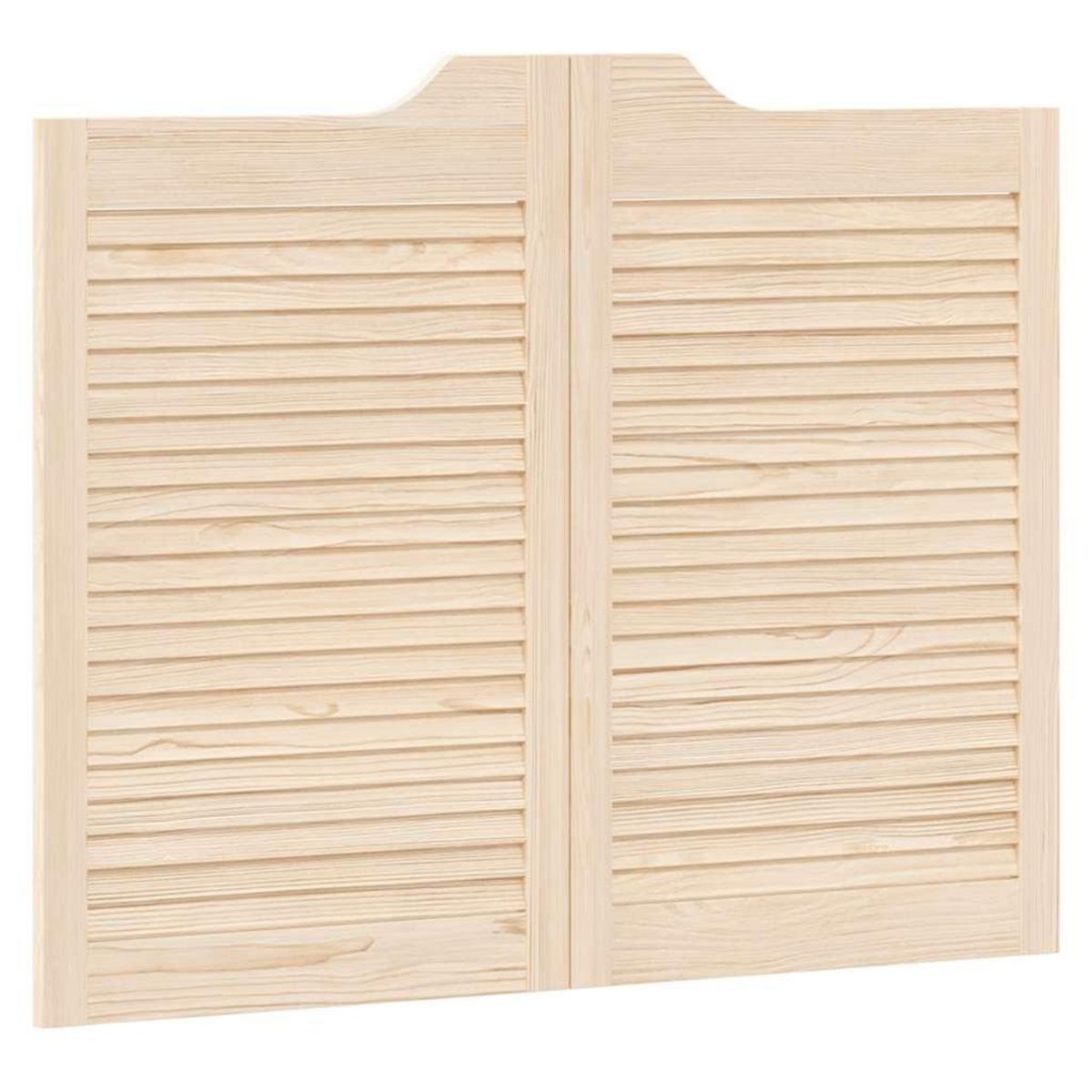 VIDAXL Portes battantes a persiennes 1paire 80x100 cm bois massif Pin