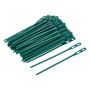 Voir la diapositive 2 : GARDENSTAR Lot de 100 bagues plastique vertes
