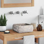 Voir la diapositive 1 : VIDAXL Lavabo Gris 30x30x13 cm Marbre