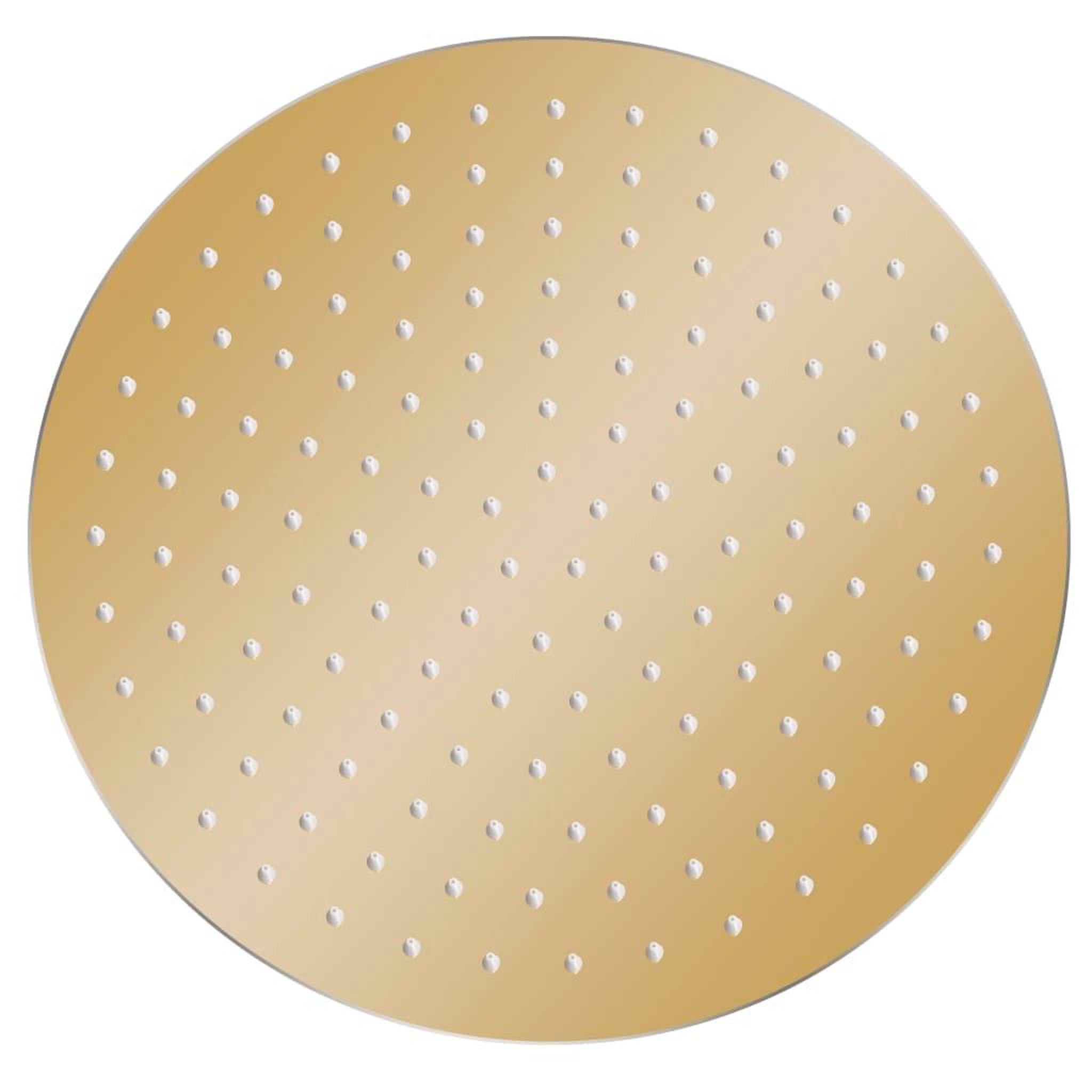 Voir la diapositive 2 : VIDAXL Pomme de douche pluie Acier inoxydable 30 cm Ronde Dore
