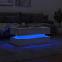 Voir la diapositive 5 : VIDAXL Table basse avec lumieres LED blanc 90x50x40 cm