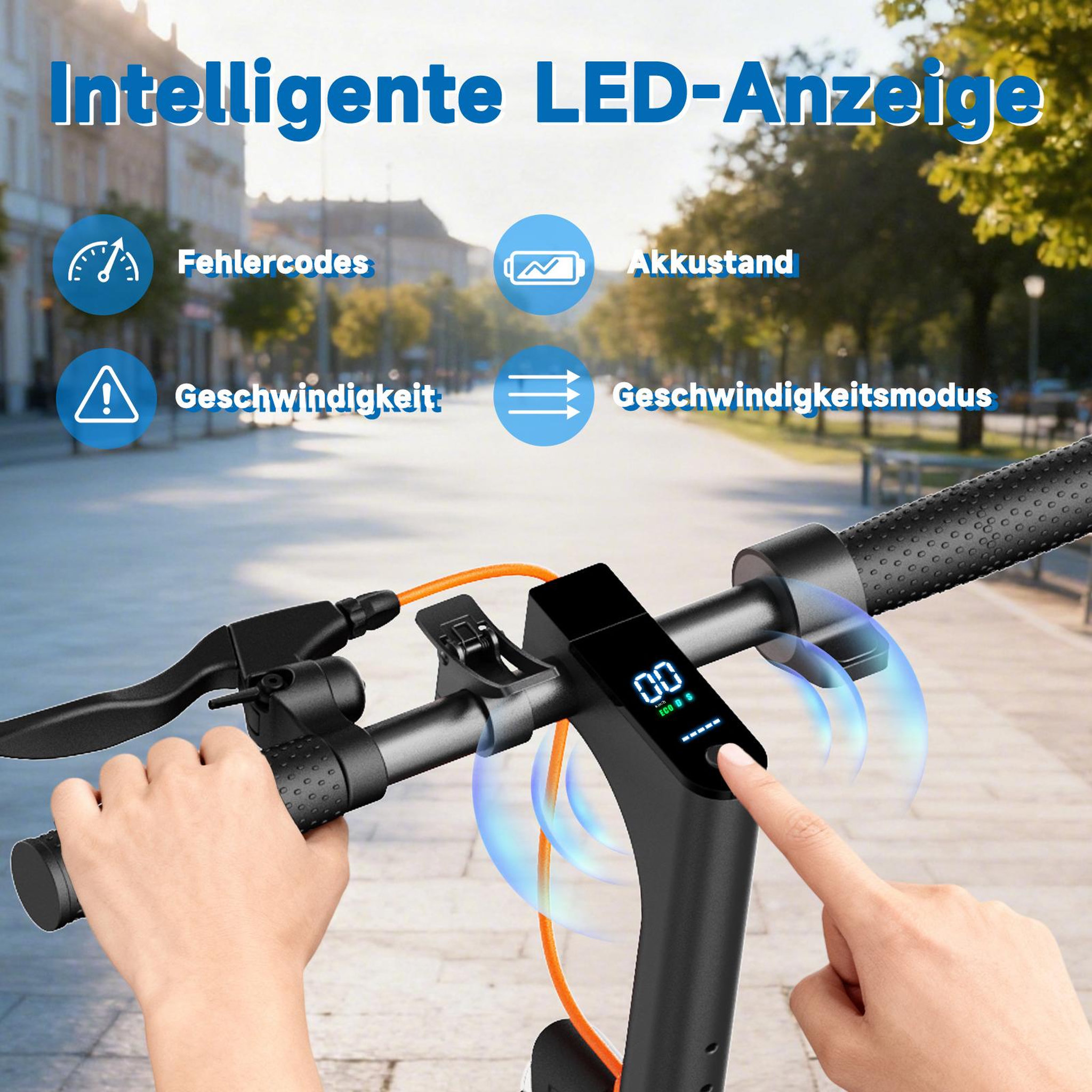 Voir la diapositive 5 : TODIMART Trottinette électrique todimart t6, pliable, vitesse maximale 20 km/h, contrôle via application