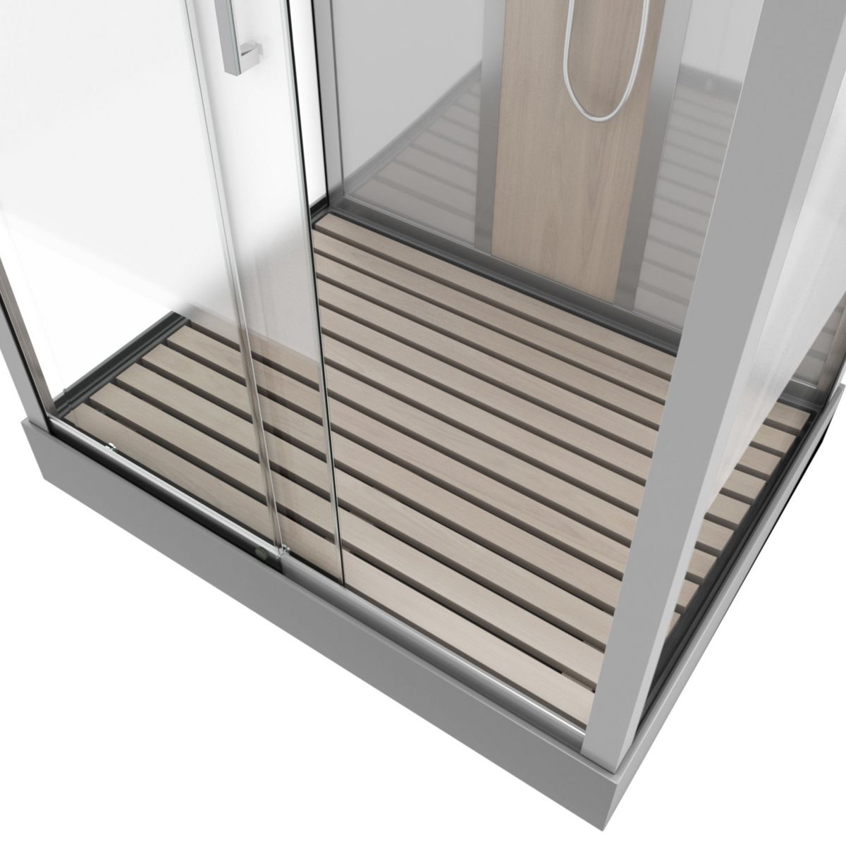 Aurlane Cabine de douche hydromassante Fuzzy Rectangulaire - 115 x 90