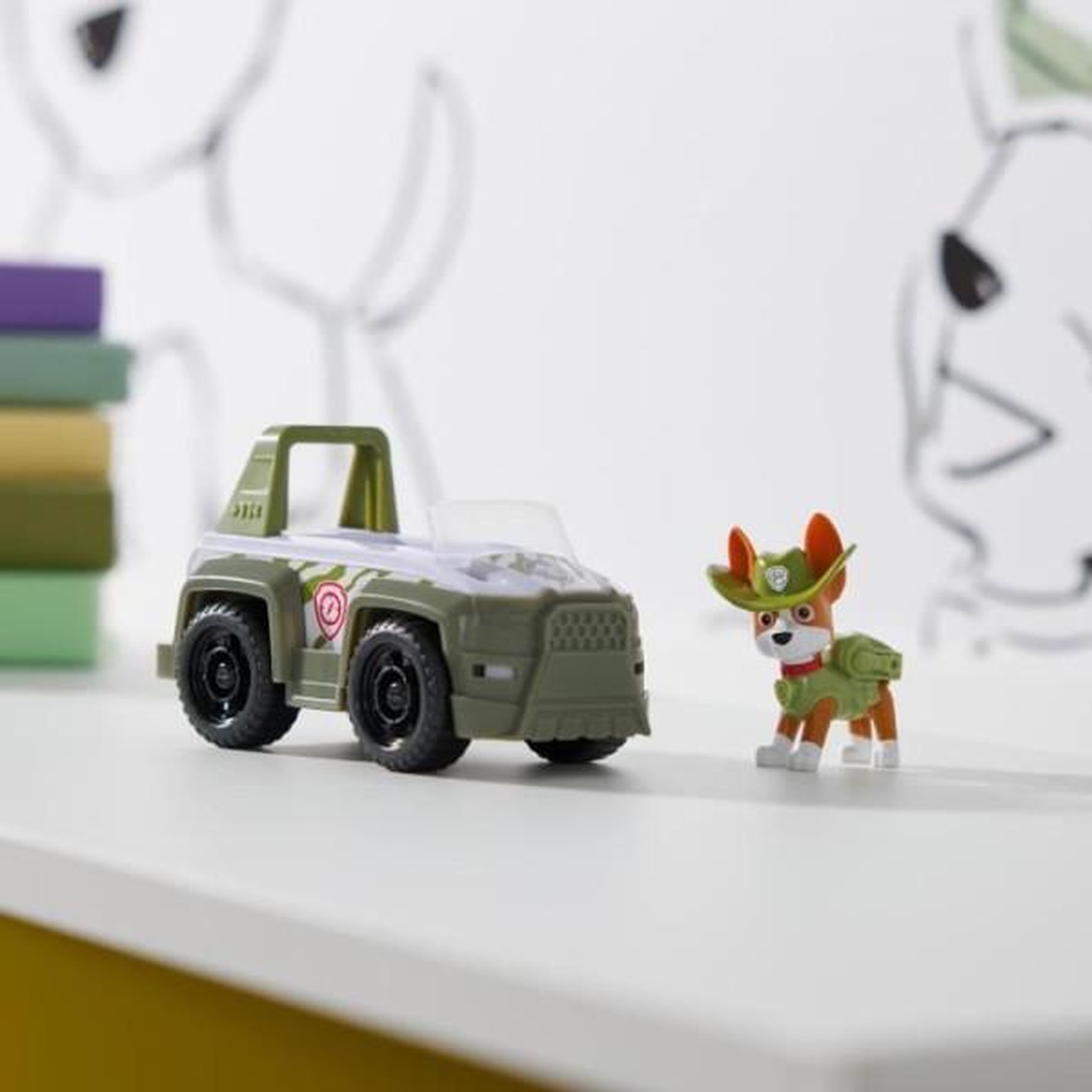 Voir la diapositive 5 : PAW PATROL Véhicule avec Figurine Tracker Paw Patrol Pat'Patrouille