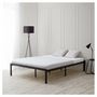 Voir la diapositive 2 : HomeStyle4U Lit en métal sommier matelas 140x200