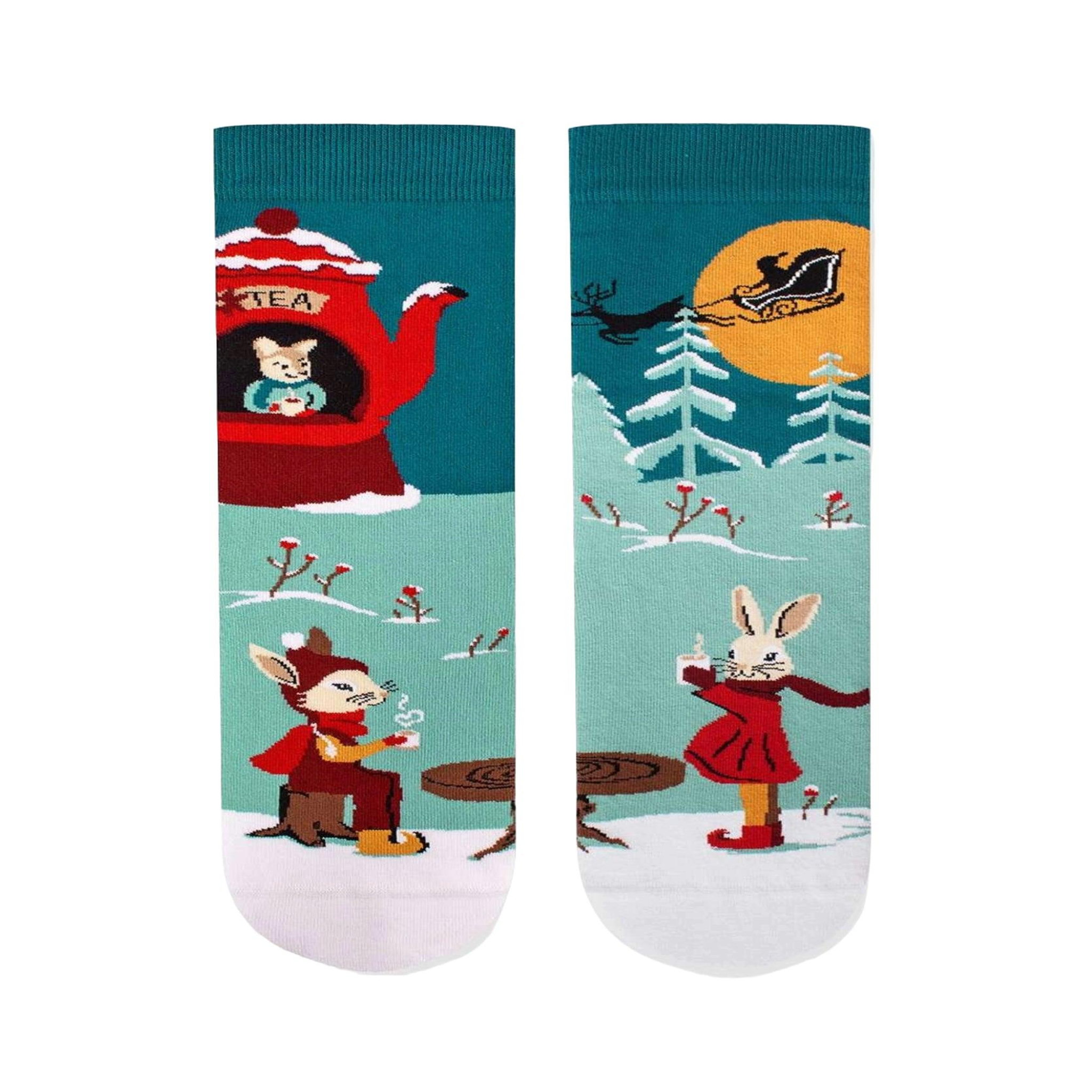 Voir la diapositive 2 : PIRIN HILL Chaussettes arty les lapins