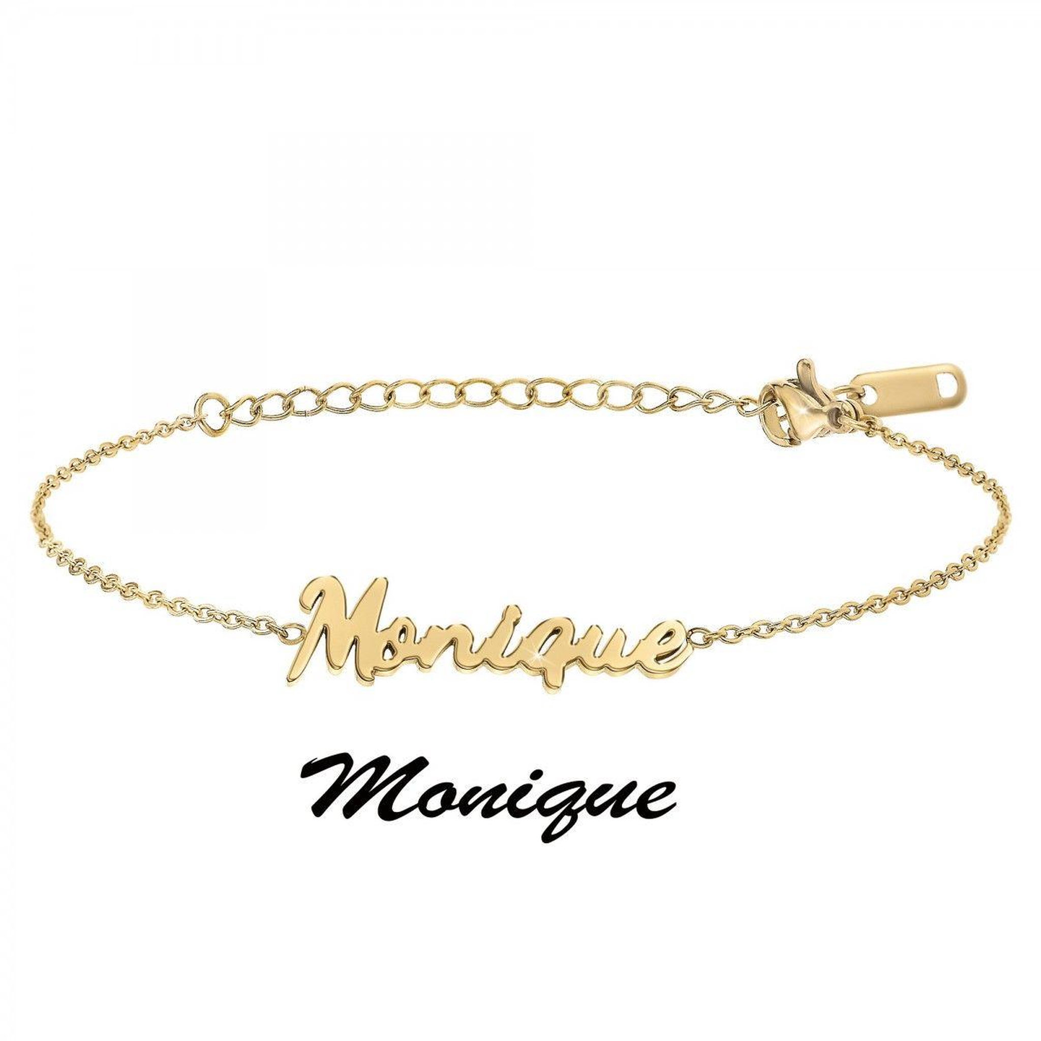 Voir la diapositive 3 : SC CRYSTAL Monique - Bracelet prénom