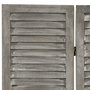 Voir la diapositive 5 : VIDAXL Cloison de separation 6 panneaux Gris 214x166 cm Bois solide