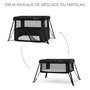 Voir la diapositive 5 : KINDERKRAFT Lit de camping pliant bébé 3 en 1 avec fonction évolutive
