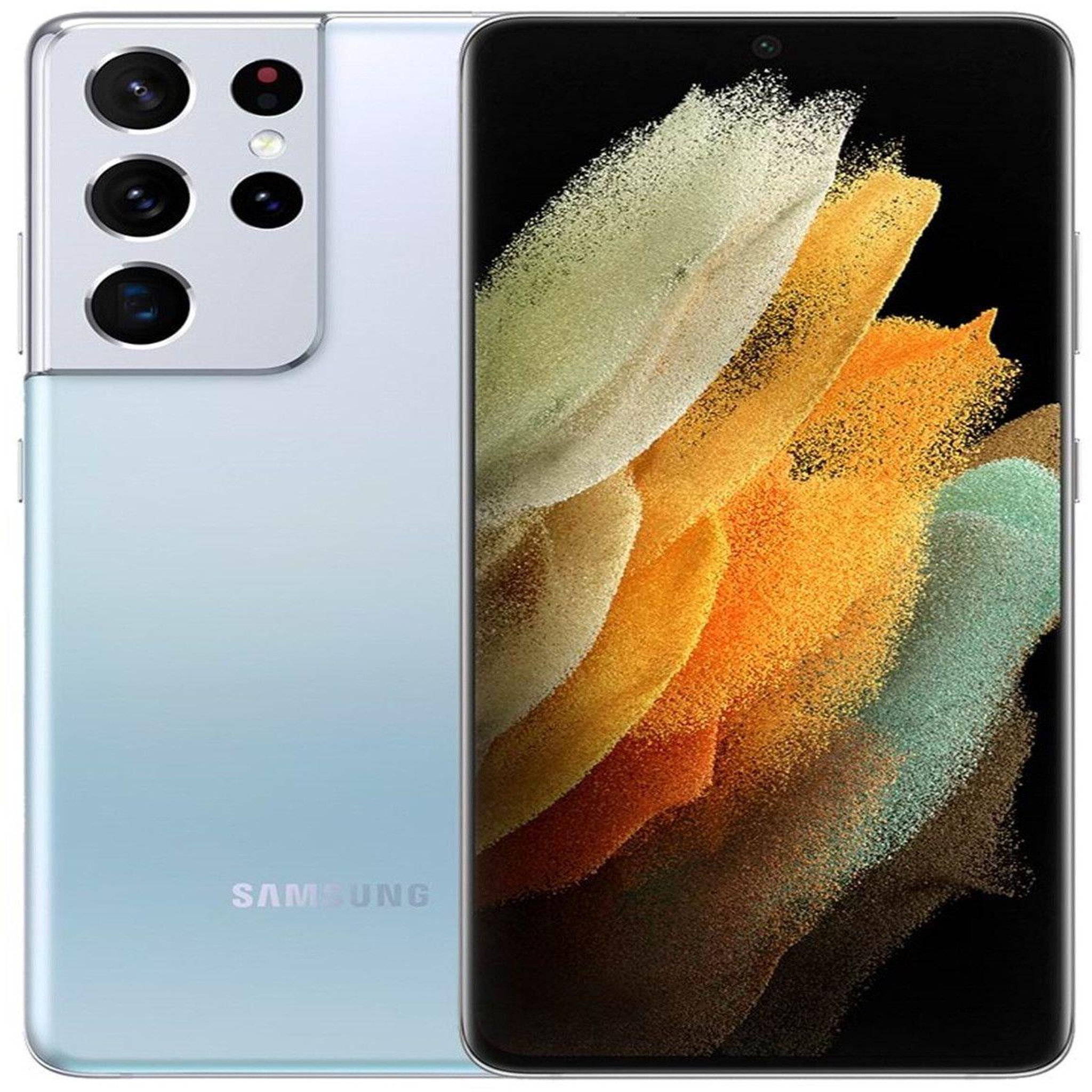 Voir la diapositive 1 : Samsung Galaxy S21 Ultra 5G (Dual Sim) Reconditionné 128 Go - Grade A - Gris
