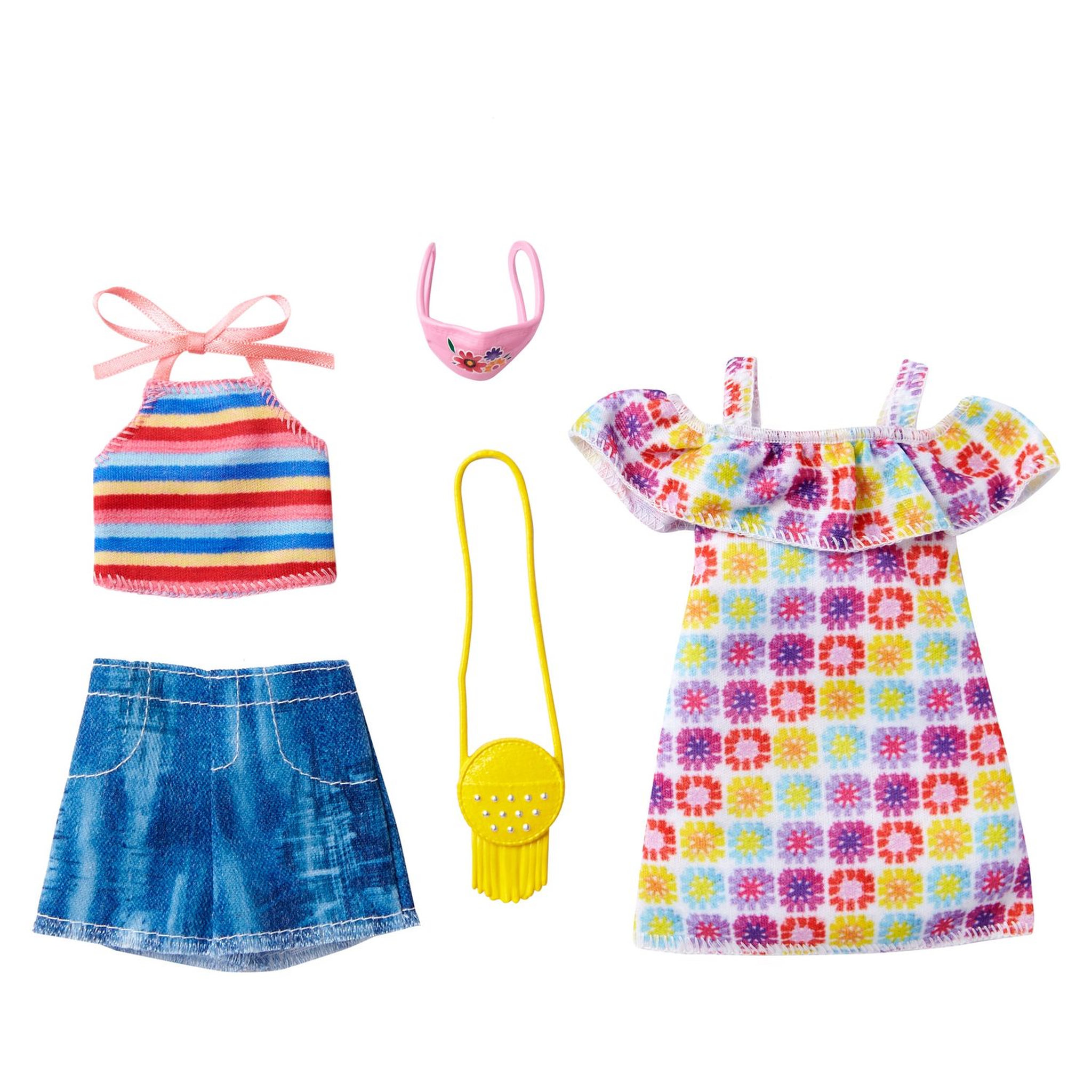 Voir la diapositive 1 : BARBIE Set de 2 tenues pour poupée Barbie