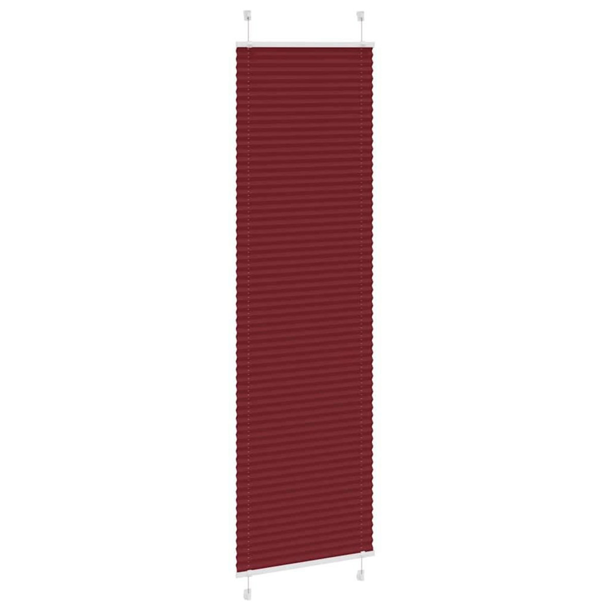VIDAXL Store plisse rouge bordeaux 60x200 cm largeur du tissu 59,4 cm