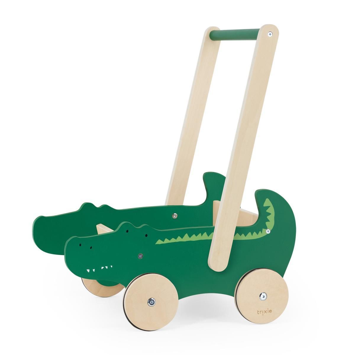 Trixie Chariot a pousser en bois - Monsieur crocodile