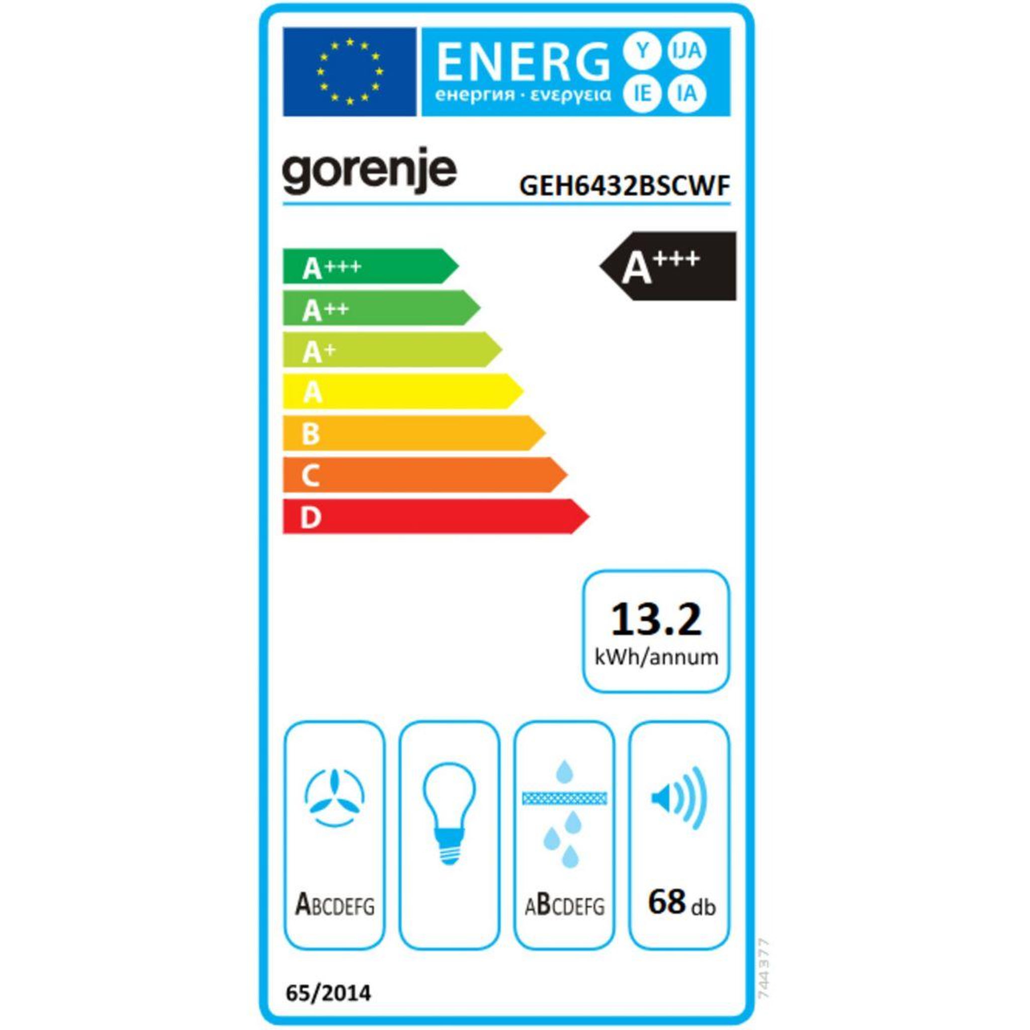 Voir la diapositive 6 : GORENJE Plaque induction aspirante geh6432bscwf
