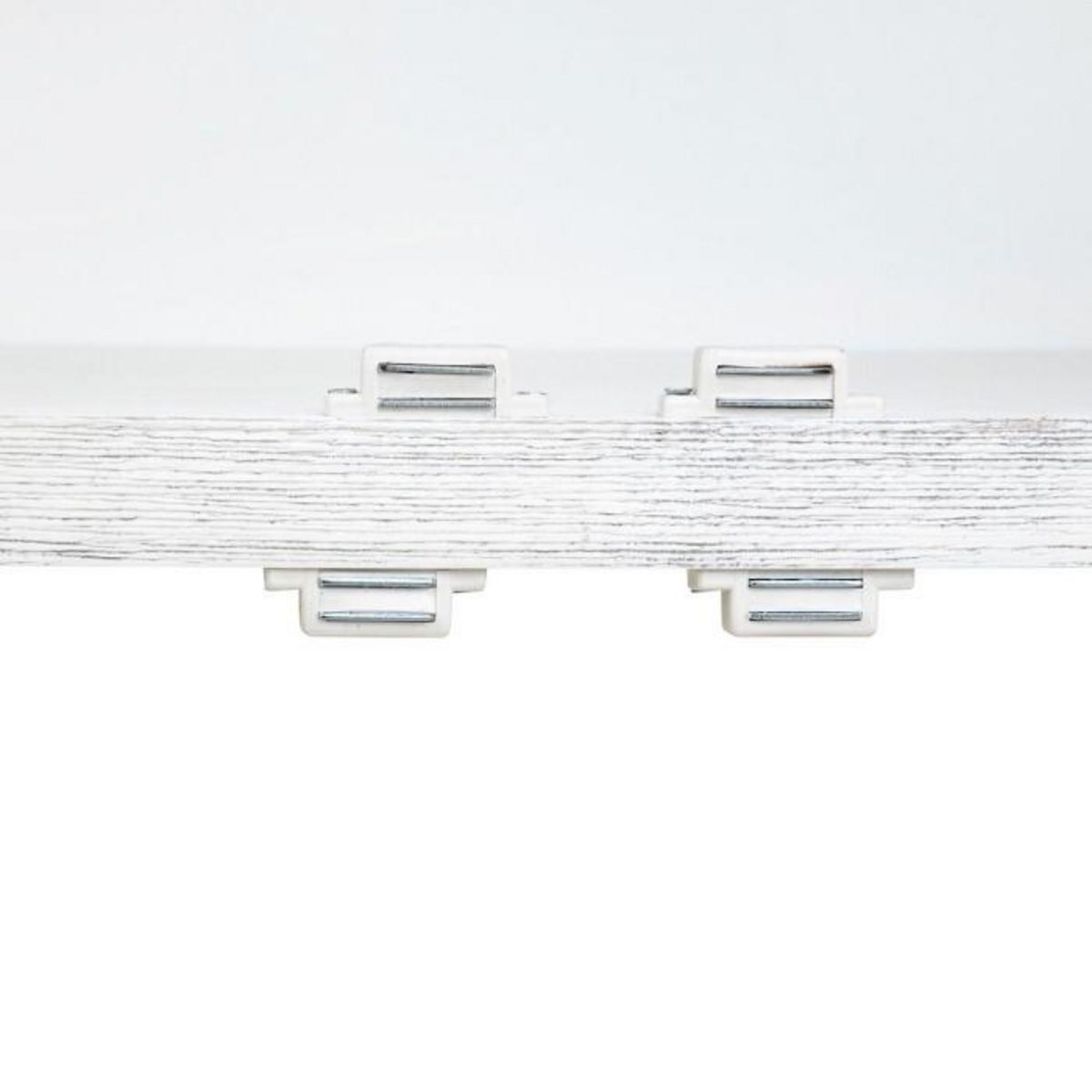 ATMOSPHERA Vitrine 4 Portes en Bois  Olbia  190cm Blanc