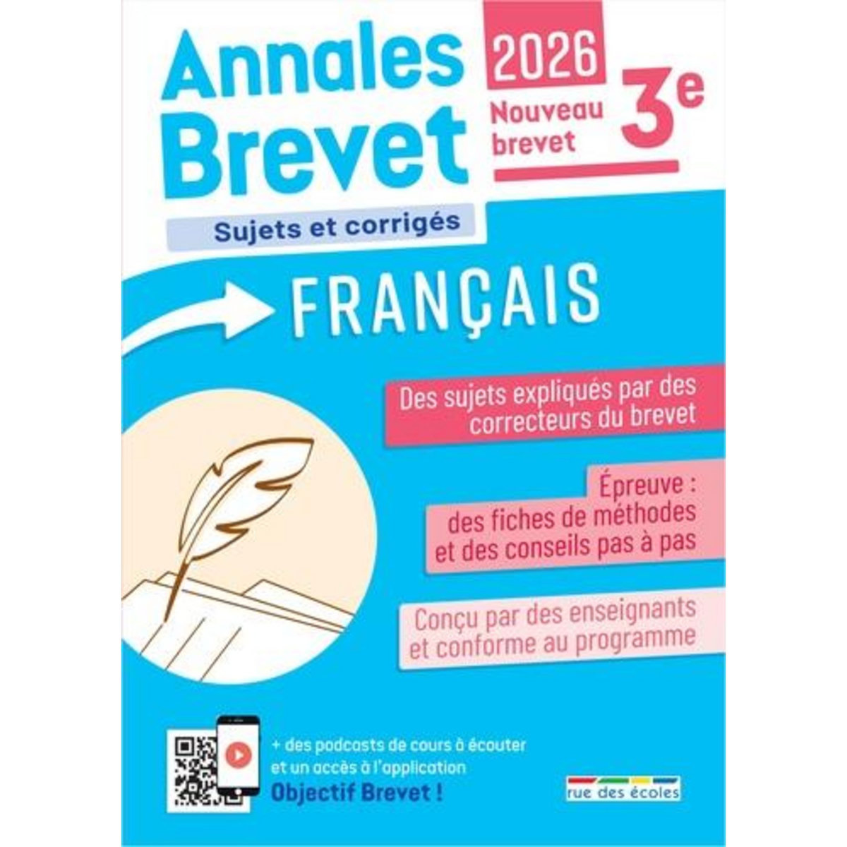 FRANCAIS 3E. SUJETS ET CORRIGES, EDITION 2026, Mur Lucile