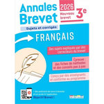 FRANCAIS 3E. SUJETS ET CORRIGES, EDITION 2026, Mur Lucile