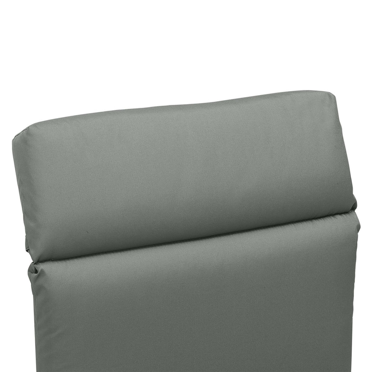 OUTSUNNY Matelas bain de soleil - matelas de transat - coussin de chaise longue - tissu gris foncé
