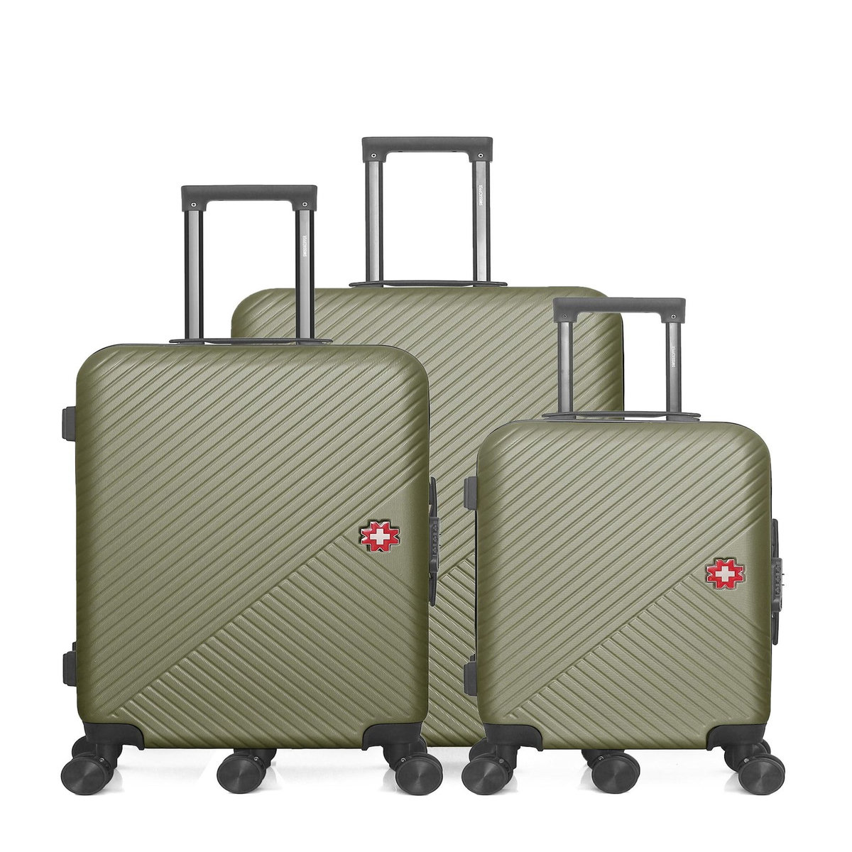 SWISS KOPPER SWISS KOPPER  -  Lot de 3  -  Valise grand format, valise weekend et valise cabine SPIEZ