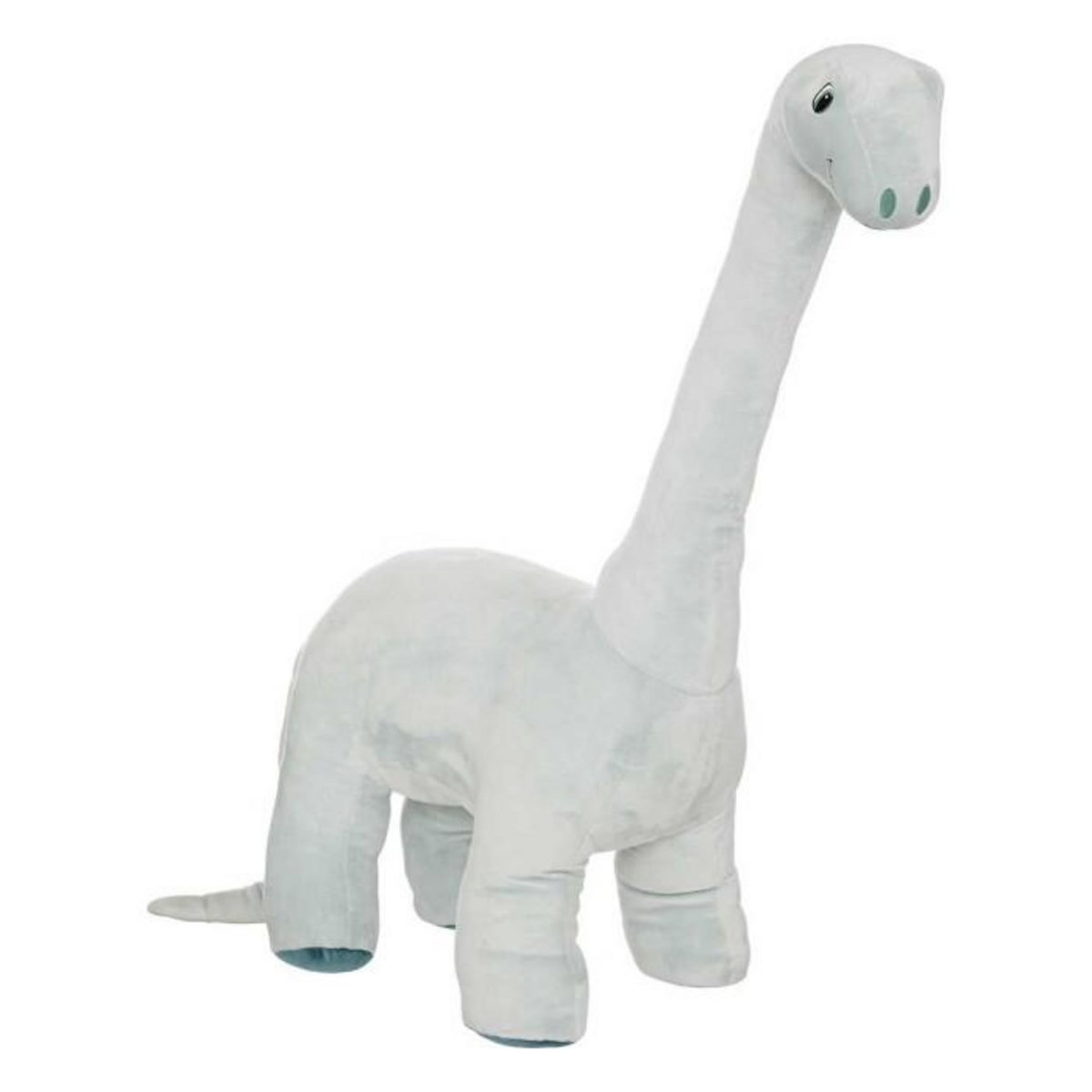 Atmosphera Kids Peluche Enfant XL  Dinosaure  90cm Bleu Clair
