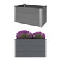 Voir la diapositive 1 : VIDAXL Lit sureleve de jardin WPC 100 x 50 x 54 cm Gris