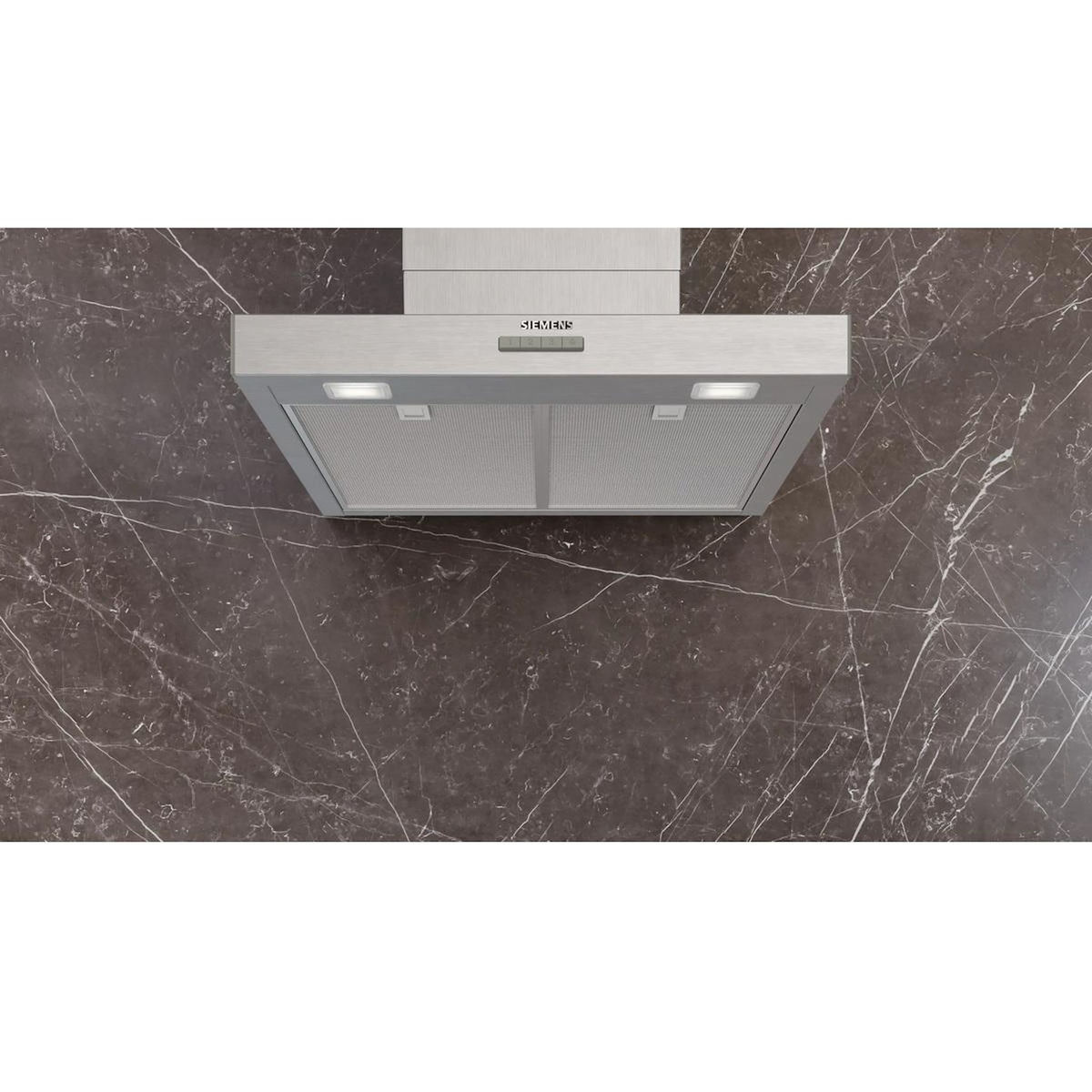 Siemens Hotte décorative murale 60cm 594m3/h inox - LC65BCC30