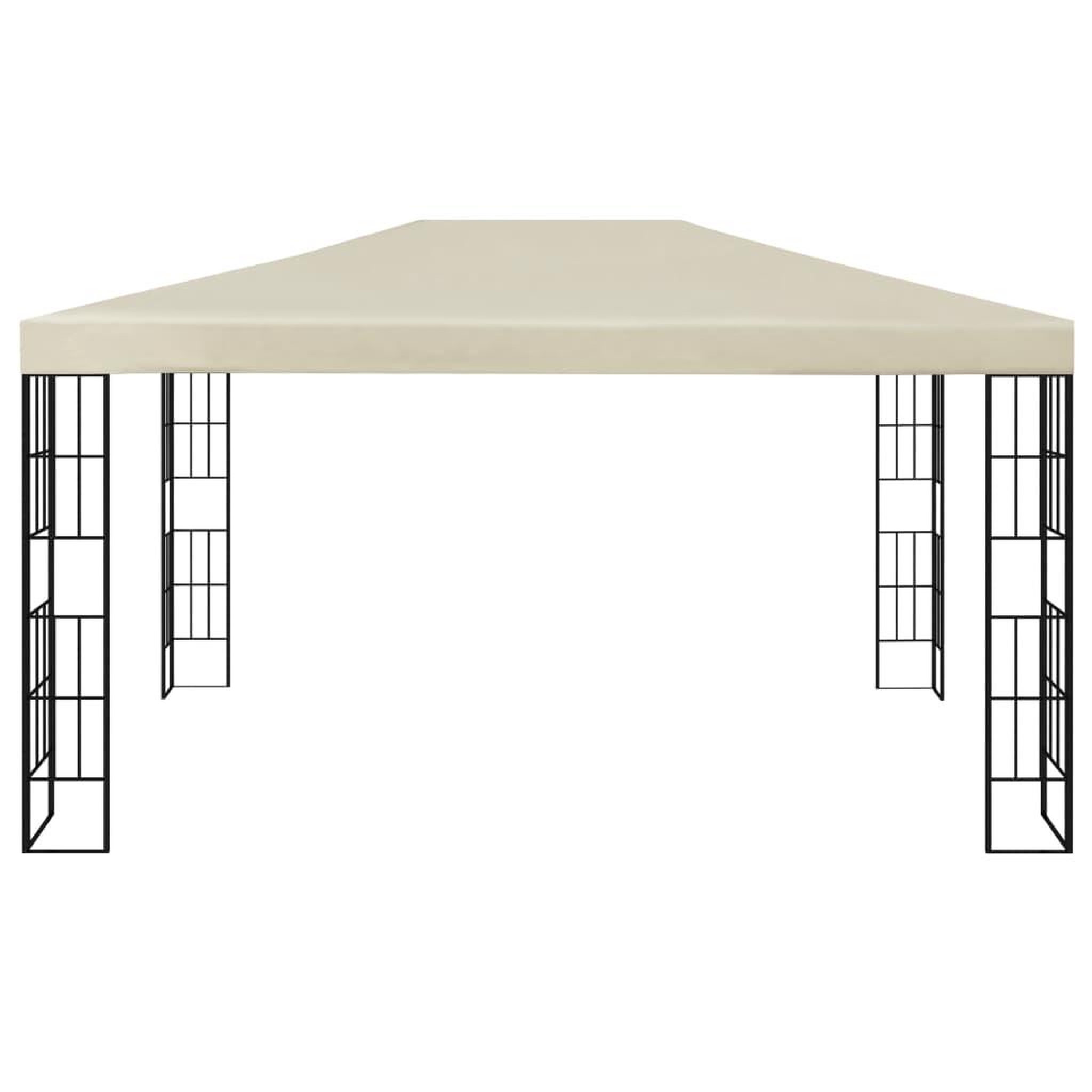 Voir la diapositive 5 : VIDAXL Tonnelle avec guirlande lumineuse a led 3x4 m creme