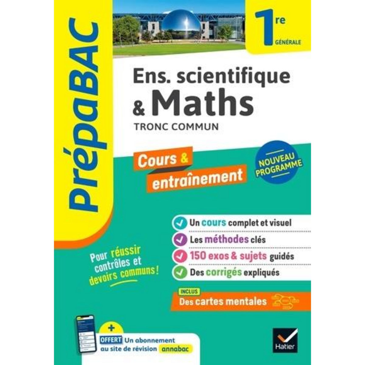 ENSEIGNEMENT SCIENTIFIQUE & MATHS TRONC COMMUN 1RE GENERALE, Abadie Michel