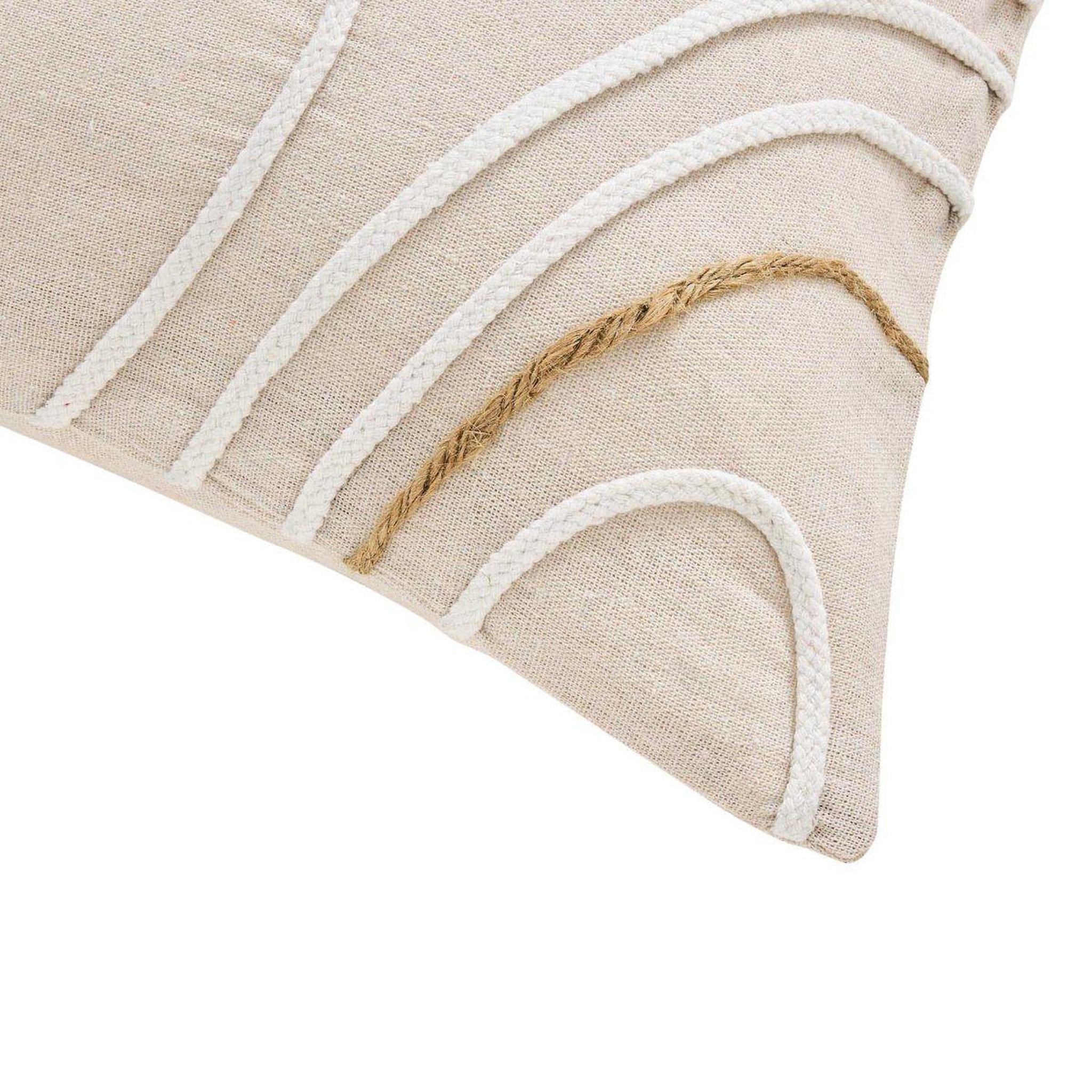 Voir la diapositive 3 : Douceur d'Intérieur Coussin déco  lacia  45x45cm beige