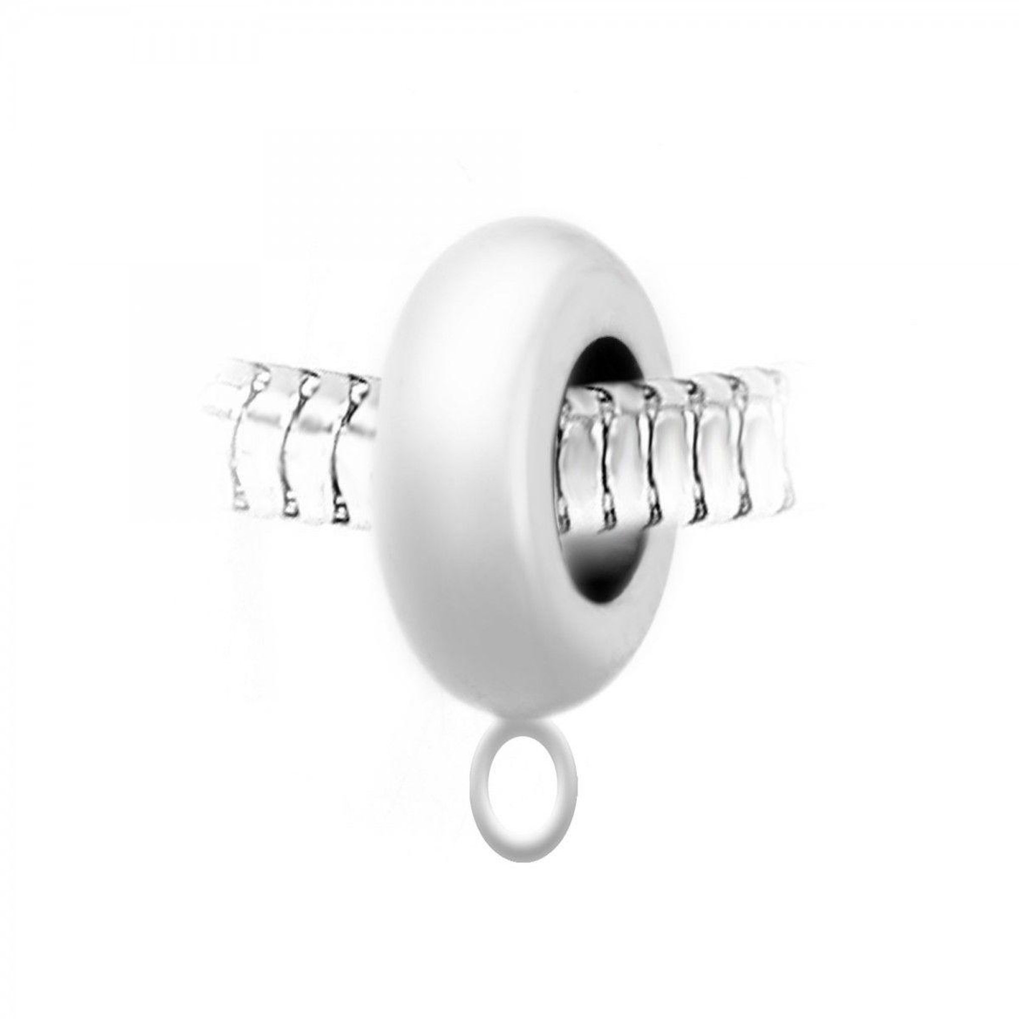 SC CRYSTAL Espaceur porte pendentif en acier par SC Crystal