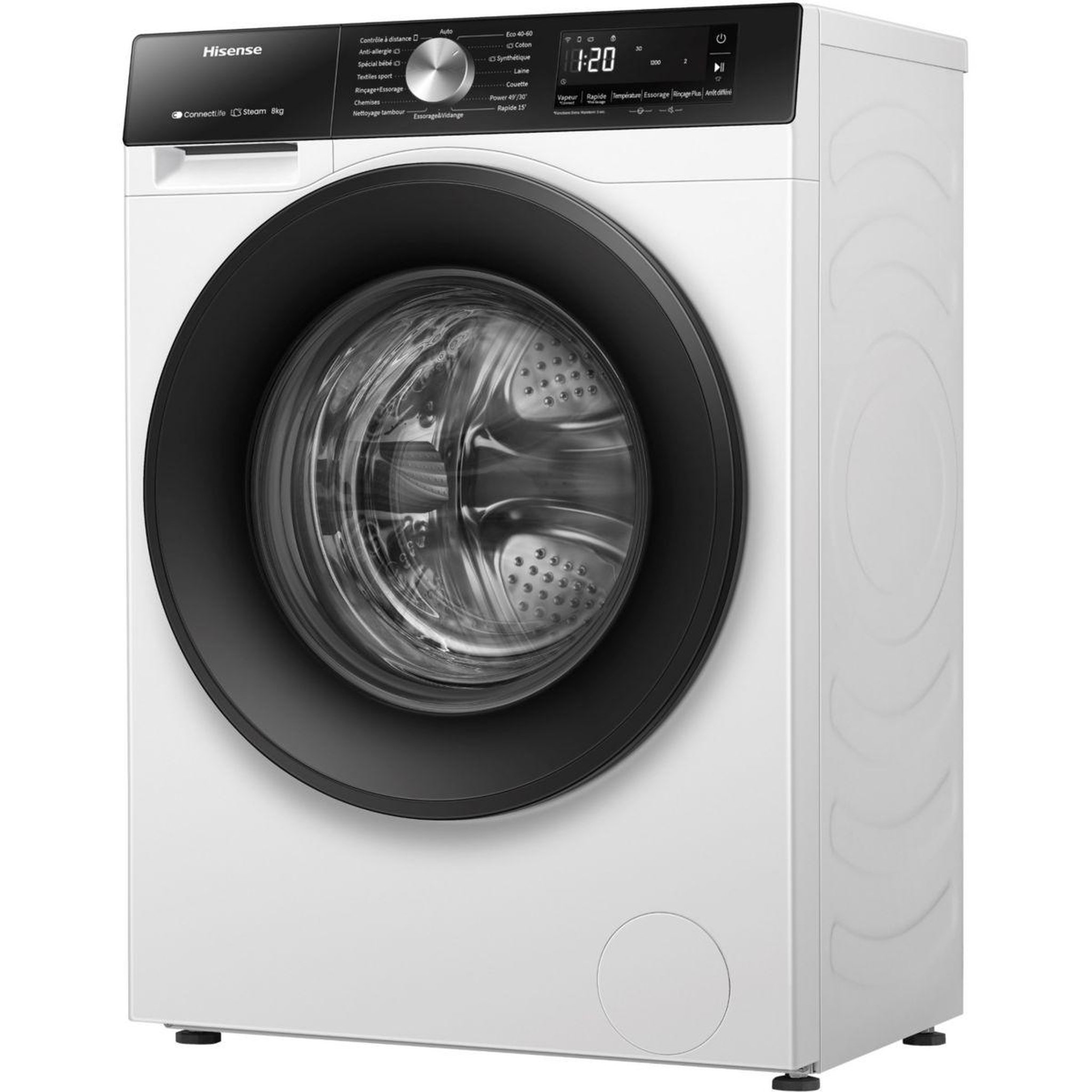 Voir la diapositive 4 : Hisense Lave linge hublot wf3s8043bw3